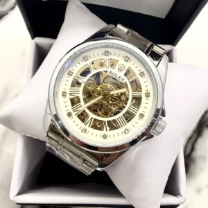 Reloj Automático Skeleton Corazón Abierto – Diseño Mecánico Visible Elegante