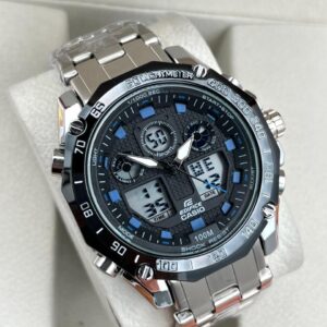 Reloj Hombre Estilo Deportivo Acero Inoxidable Analógico Digital
