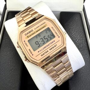 reloj casio a168wg oro rosa